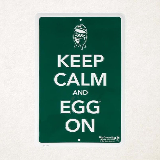 Green Sign Keep calm and EGG on