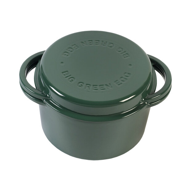 Green Dutch Oven Round Big Green Egg