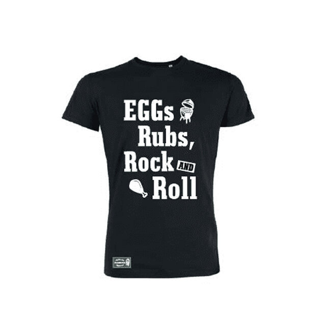 T-shirt Egg&#039;s Rubs, Rock and Roll Big Green Egg