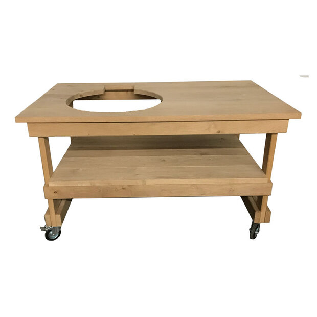 Eiken werktafel Kamado Joe