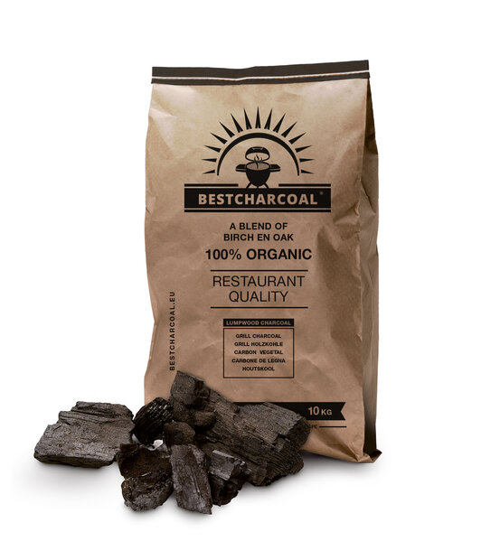 Best Charcoal Birch &amp; Oak houtskool 10 kilo