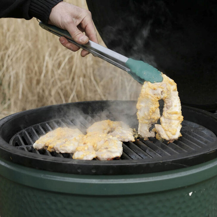 Silicone tipped tongs - 30 cm - Big Green Egg