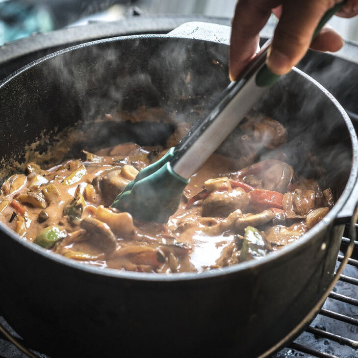 Silicone tipped tongs - 30 cm - Big Green Egg