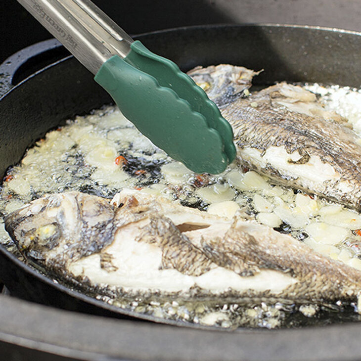 Silicone tipped tongs - 30 cm - Big Green Egg