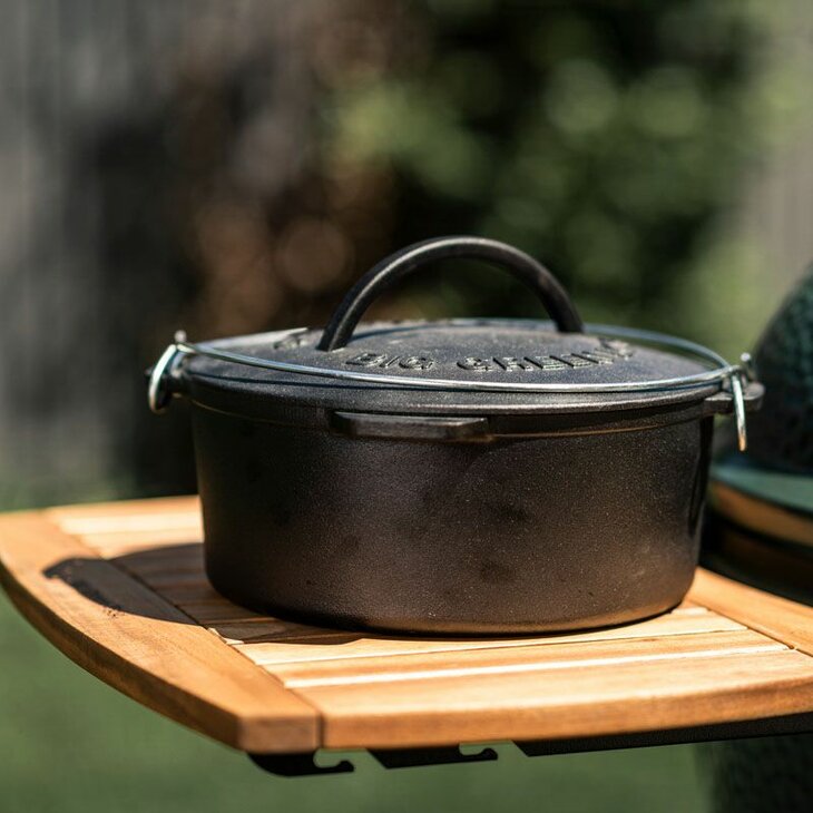 Cast iron dutch oven Big Green Egg 