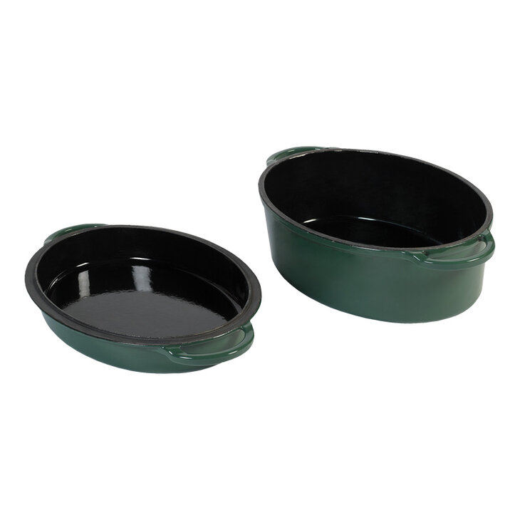 Green Dutch Oven Oval Big Green Egg