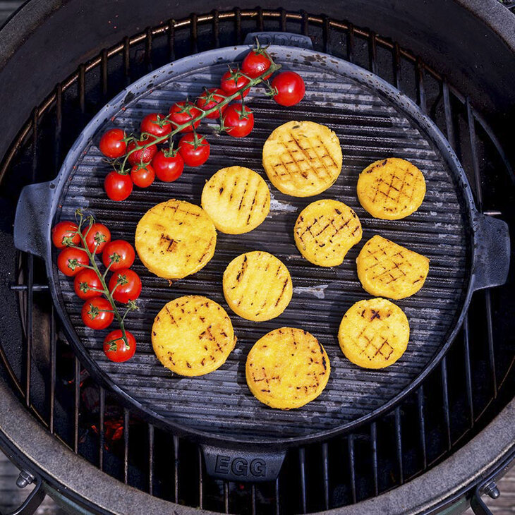 Cast Iron Plancha Grid 35 cm Big Green Egg