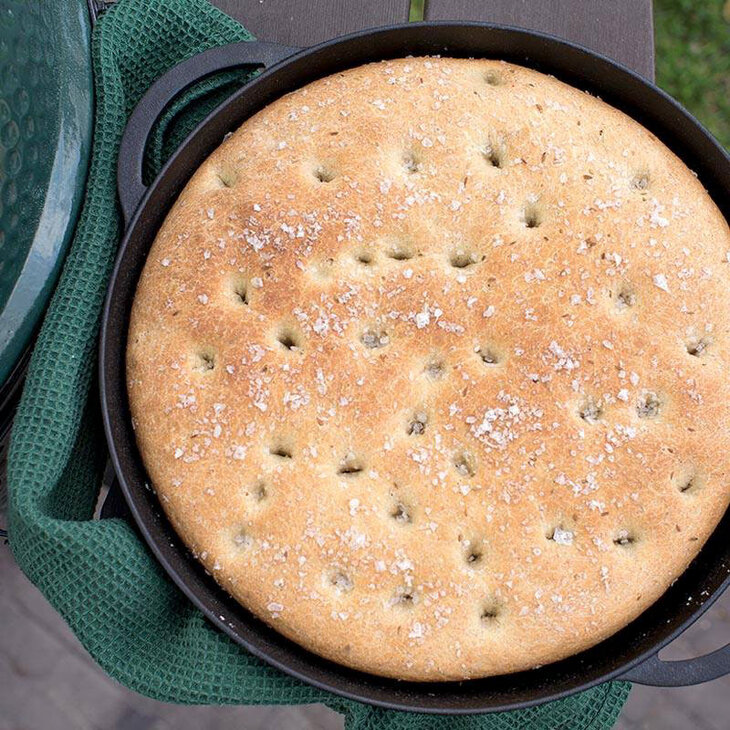 Cast iron skillet 36 cm Big Green Egg