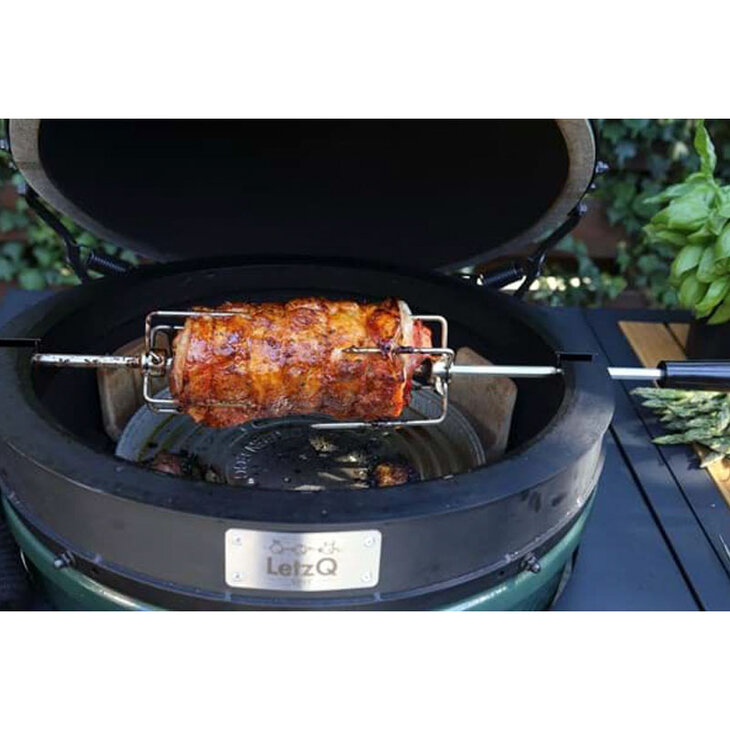 LetzQ spit 13 inch - geschikt voor Big Green Egg MiniMax - Small