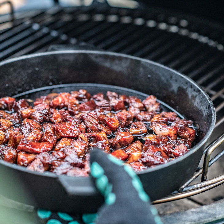 Cast iron skillet 27 cm Big Green Egg