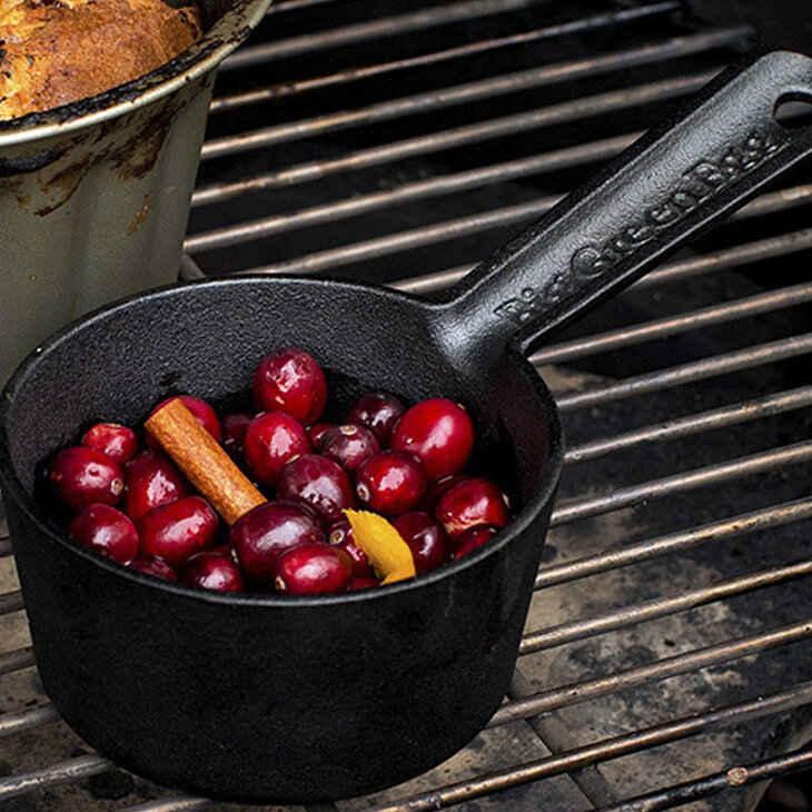 Cast iron sauce pot Big Green Egg
