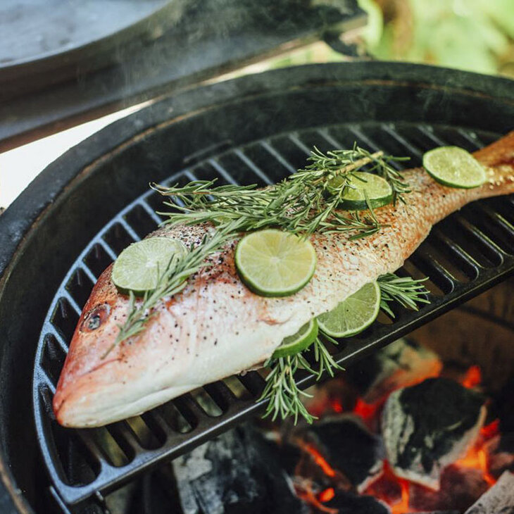 Halfrond gietijzer rooster Classic Kamado Joe