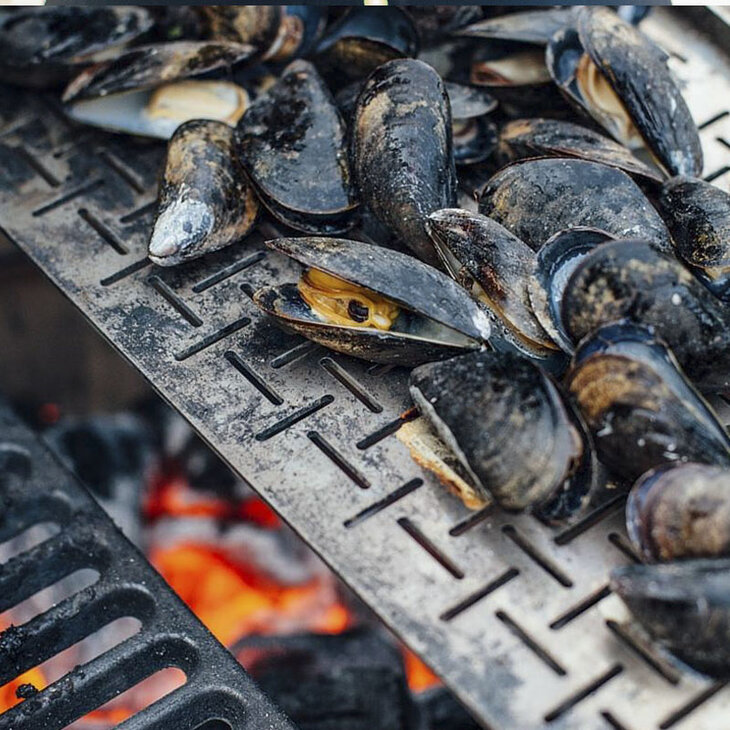 Lasergesneden RVS Grillrooster Big Joe Kamado Joe