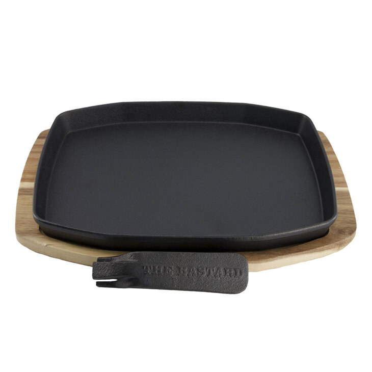 The Bastard Sizzling Plate &amp; Holder 2021 Cast Iron L/M