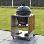 Beton tafel met inklapbare zijtafels Big Green Egg Beton tafel met inklapbare zijtafels Big Green Egg