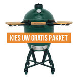 Big Green Egg Large + IntEGGrated Nest + Handler + Zijplankjes Big Green Egg Large + IntEGGrated Nest + Handler + Zijplankjes