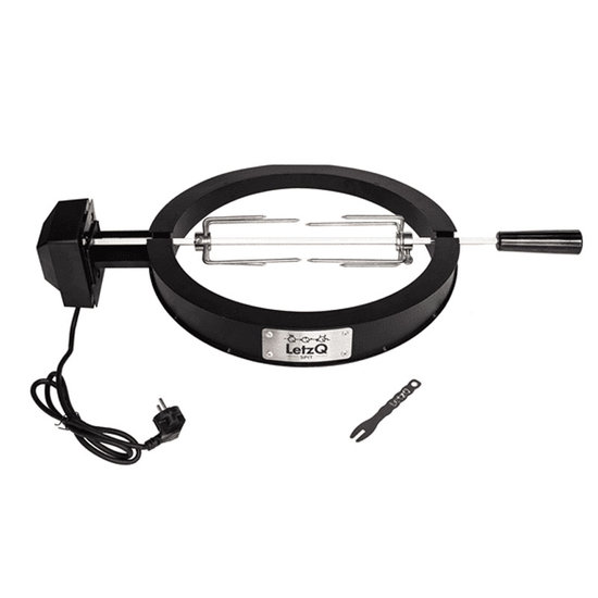 LetzQ spit 13 inch - geschikt voor Big Green Egg MiniMax - Small